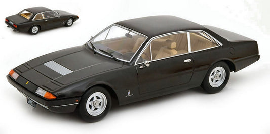 SCALE MODEL COMPATIBLE WITH FERRARI 365 GT4 2+2 1972 BLACK 1:18 KK SCALE KKDC180166