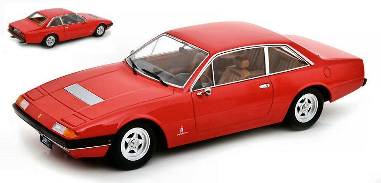 SCALE MODEL COMPATIBLE WITH FERRARI 365 GT4 2+2 1972 RED 1:18 KK SCALE KKDC180165