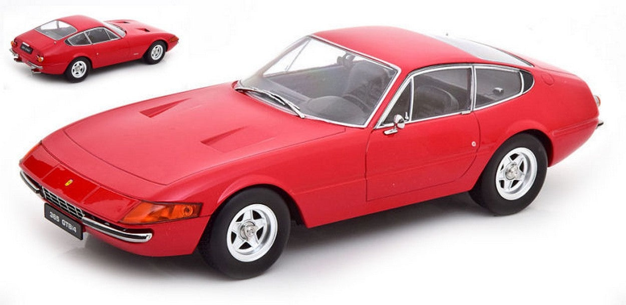 SCALE MODEL COMPATIBLE WITH FERRARI 365 GTB/4 DAYTONA COUPE' 2 SERIES 1971 RED 1:18 KK SCALE KKDC180591