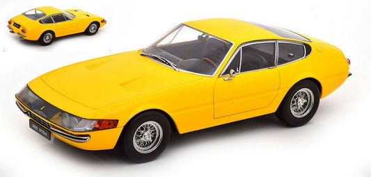 SCALE MODEL COMPATIBLE WITH FERRARI 365 GTB DAYTONA COUPE' 1st SERIES 1969 YELLOW 1:18 KK KKDC180582