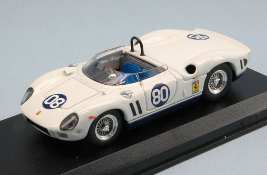 SCALE MODEL COMPATIBLE WITH FERRARI 365 P N.80 DNF BRIDGEHAMPTON 1964 L.SCARFIOTTI 1:43 ART MODEL AM0201