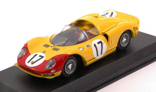 SCALE MODEL COMPATIBLE WITH FERRARI 365 P2 N.17 LM 1966 DUMAY-JEAN BEURLYS 1:43 BEST MODEL BT9103-2