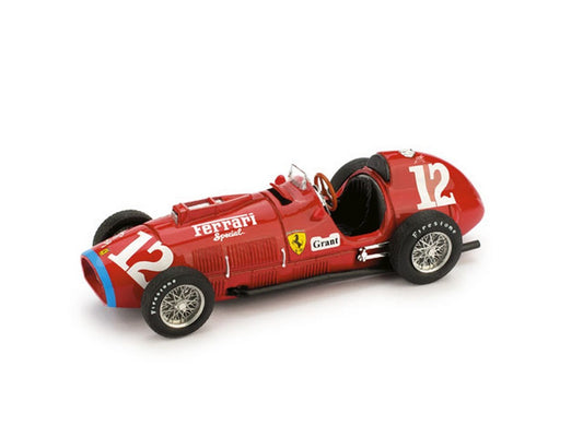 SCALE MODEL COMPATIBLE WITH FERRARI 375 ALBERTO ASCARI 1952 N.12 RETIRED INDIANAPOLIS GP 1:43 BRUMM BM0126