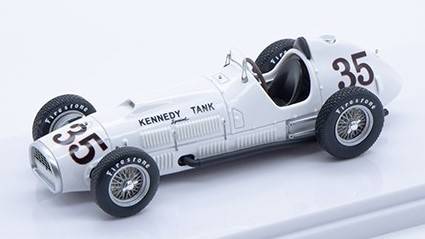 SCALE MODEL COMPATIBLE WITH FERRARI 375 F1 INDY N.35 500 GP 1952 KENNEDY TANK J.MAURO 1:43 TECNOMODEL TMD43025D