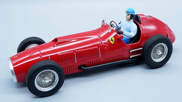 SCALE MODEL COMPATIBLE WITH FERRARI 375 F1 INDY TEST 1952 A.ASCARI W/DRIVER 1:18 TECNOMODEL TMD18193A