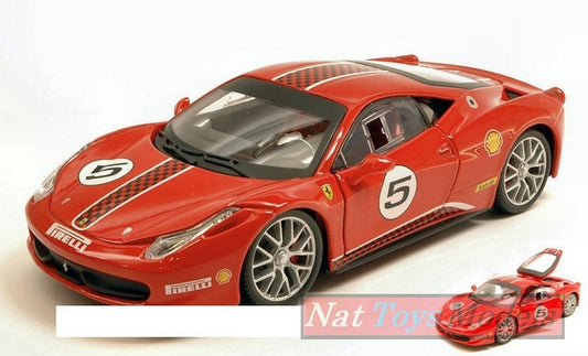 SCALE MODEL COMPATIBLE WITH FERRARI 458 CHALLENGE 2009 1:24 BURAGO BU26302