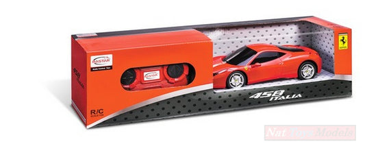 MODELLINO IN SCALA COMPATIBILE CON FERRARI 458 ITALIA RADIOCOMANDO 1:24 MONDO MOTORS MM63121