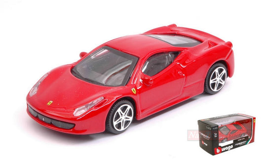 SCALE MODEL COMPATIBLE WITH FERRARI 458 ITALIA RED 1:43 BURAGO BU31103R