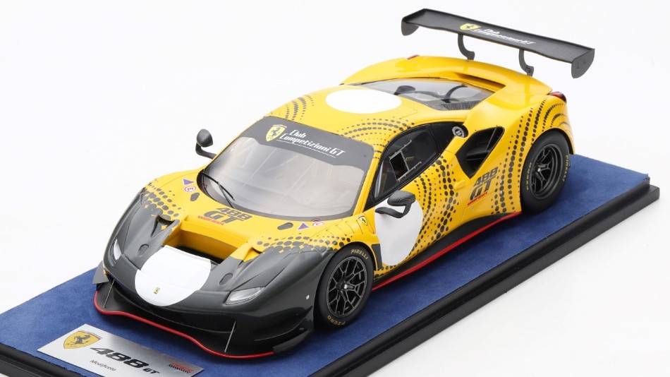 SCALE MODEL COMPATIBLE WITH FERRARI 488 GT MODIFIED 1:18 LOOKSMART LS18RC014