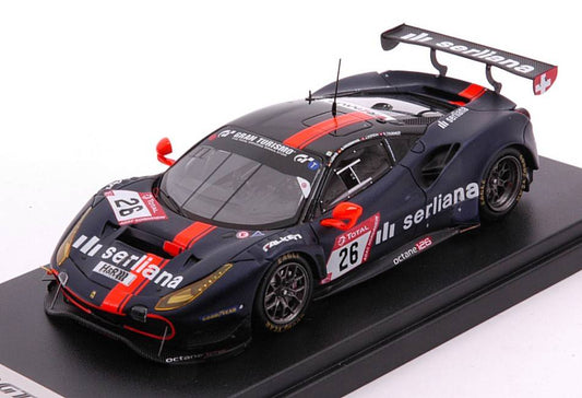 SCALE MODEL COMPATIBLE WITH FERRARI 488 GT3 EVO N.26 24H NURBURGRING 2020 TRUM./HIRS./LUDW.1:43 LOOKSMART LSRC082