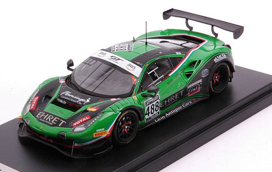 SCALE MODEL COMPATIBLE WITH FERRARI 488 GT3 EVO N.72 24H SPA 2020 EHRET/KEILW./MASTRON./PEREL 1:43 LOOKSMART LSRC086