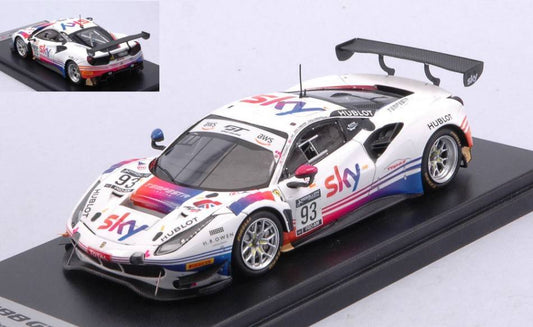 SCALE MODEL COMPATIBLE WITH FERRARI 488 GT3 EVO N.93 24H SPA 2020 FROG./CHEEV./FISICHELLA 1:43 LOOKSMART LSRC084