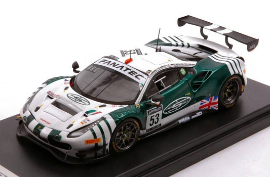 SCALE MODEL COMPATIBLE WITH FERRARI 488 GT3 N.53 WINN.24H SPA 2021 CAMER./MASTRON./GRIFF./MOLINA1:43 LOOKSMART LSRC104