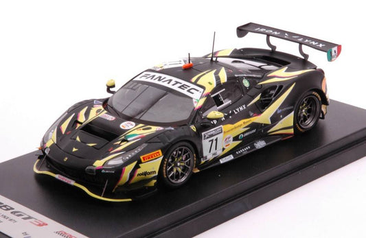 SCALE MODEL COMPATIBLE WITH FERRARI 488 GT3 N.71 24H SPA 2021 FUOCO/ILOT/RIGON 1:43 LOOKSMART LSRC109