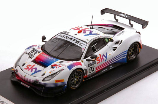SCALE MODEL COMPATIBLE WITH FERRARI 488 GT3 N.93 24H SPA 2021 FROGG./HUI/CRESS./CHEEVER 1:43 LOOKSMART LSRC106