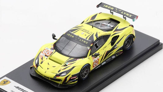 SCALE MODEL COMPATIBLE WITH FERRARI 488 GTE EVO IRON LYNX N.60 LM 2022 SCHIAVONI/BALZAN/GIAMM.1:43 LOOKSMART LSLM147