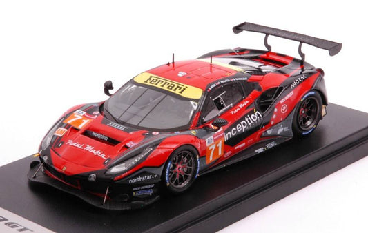 SCALE MODEL COMPATIBLE WITH FERRARI 488 GTE EVO N.71 LMGTE 24H LM 2021 IRIBE/MILLROY/BARNICOAT 1:43 LOOKSMART LSLM129