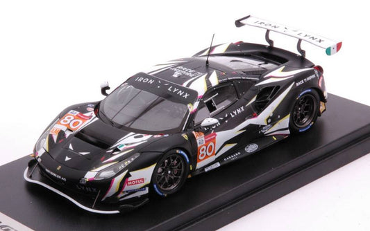 SCALE MODEL COMPATIBLE WITH FERRARI 488 GTE EVO N.80 3rd AM CL.24H LM 2021 CRESS./MASTRON./ILOT 1:43 LOOKSMART LSLM130