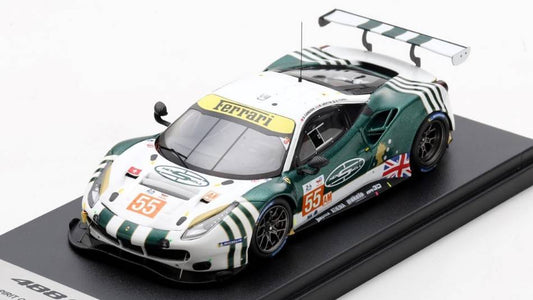 SCALE MODEL COMPATIBLE WITH FERRARI 488 GTE EVO SPIRIT OF RN55 LM 2022 CAMER./GRIFFIN/PEREL 1:43 LOOKSMART LSLM144