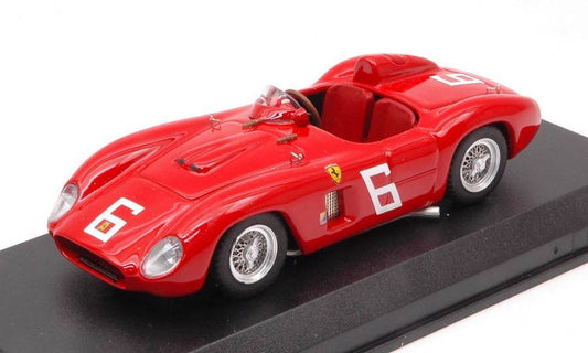 SCALE MODEL COMPATIBLE WITH FERRARI 500 TR N.6 WINNER PRELIMINARY SMARTT FIELD 1956 ED LUNKEN 1:43 ART MODEL AM0432