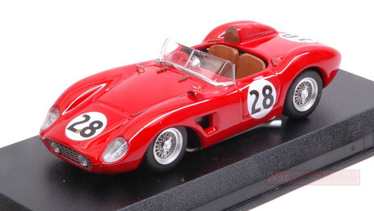 SCALE MODEL COMPATIBLE WITH FERRARI 500 TRC N.28 10th (WINN.CLASS) 12 H SEBRING 1957 HIVELY-GINTHER ART MODEL AM0386
