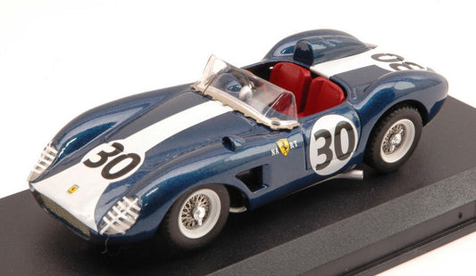 SCALE MODEL COMPATIBLE WITH FERRARI 500 TRC N.30 11th SEBRING 1958 RUBIROSA-MALLE-HELBRUN 1:43 ART MODEL AM0143