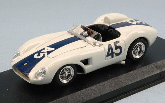 SCALE MODEL COMPATIBLE WITH FERRARI 500 TRC N.45 4th BRIDGEHAMPTON 1958 G.GEITNER 1:43 ART MODEL AM0091