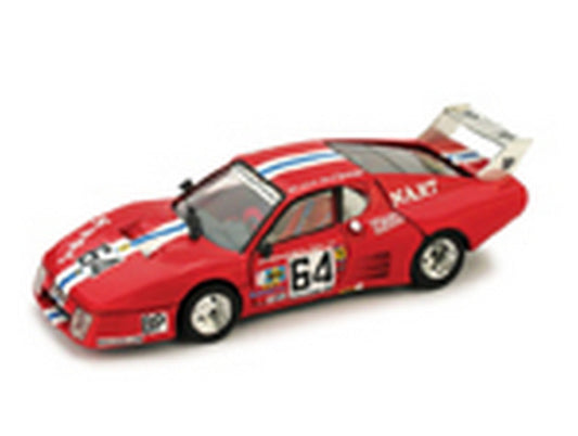 MODELLINO IN SCALA COMPATIBILE CON FERRARI 512 BB LM N.64 ACCIDENT LM 1979 DELAUNAY-GRANDET-HENN 1:43 BRUMM BM0417