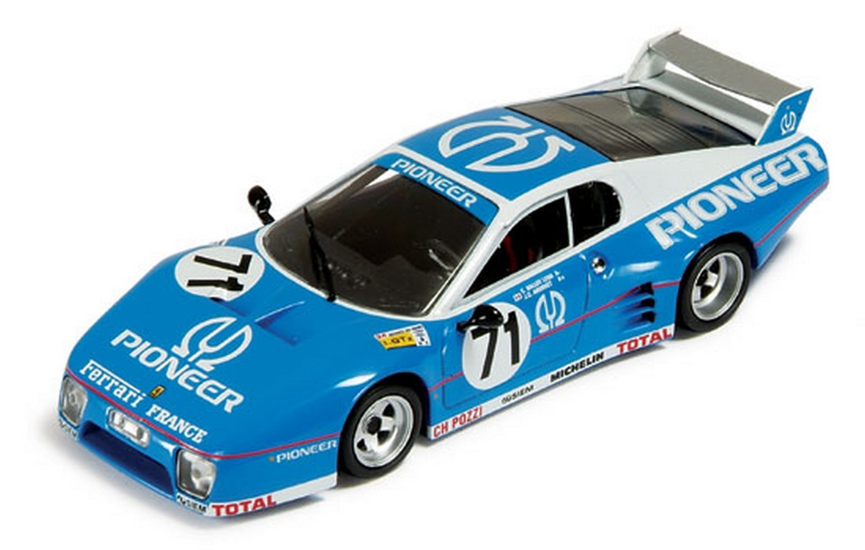 SCALE MODEL COMPATIBLE WITH FERRARI 512 BB LM N.71 PIONEER 1:43 IXO MODEL FER006