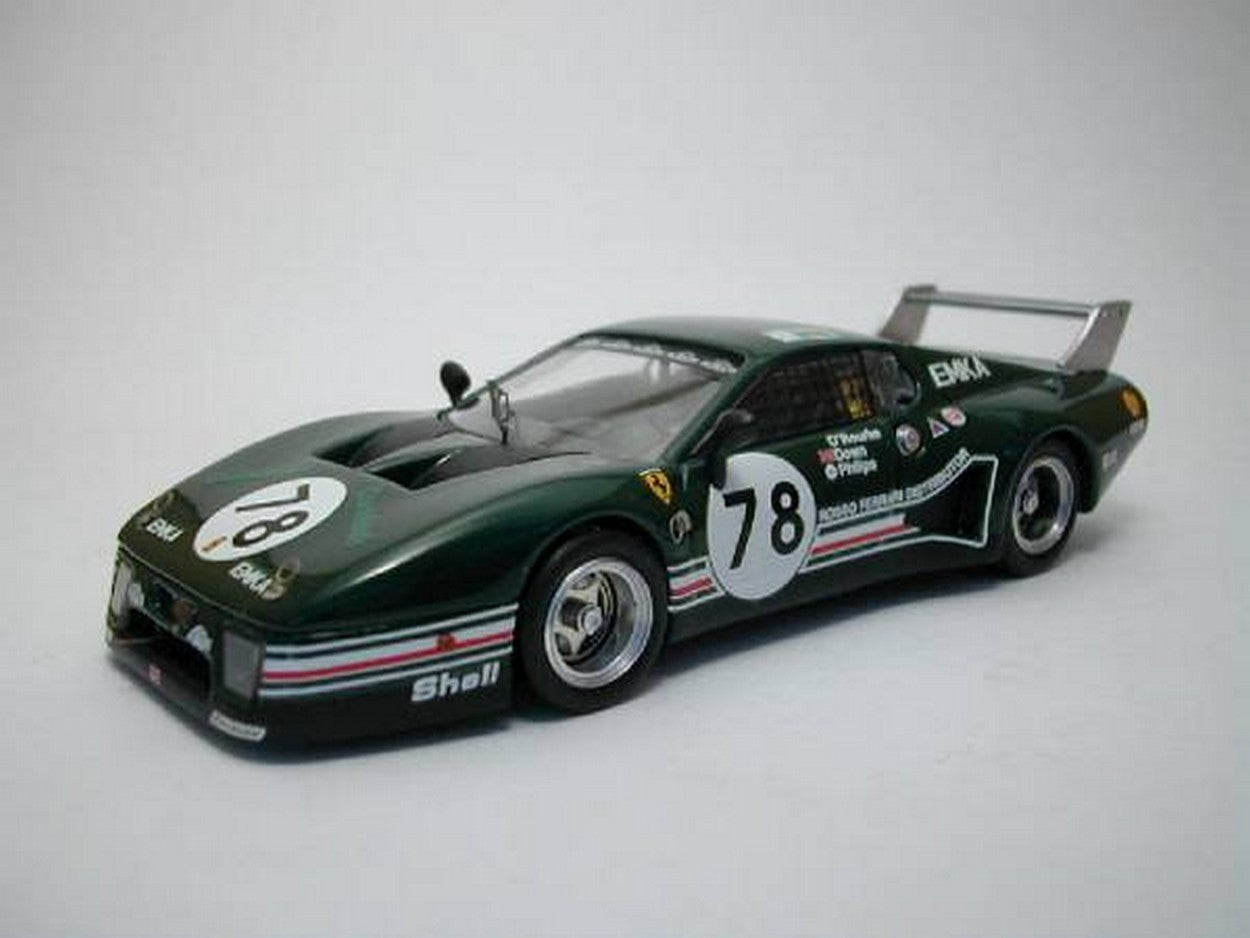 SCALE MODEL COMPATIBLE WITH FERRARI 512 BB LM N.78 23th LM 1980 ROURKE-DOWN-PHILLIPS 1:43 BEST MODEL BT9285