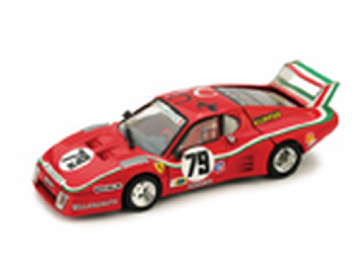 SCALE MODEL COMPATIBLE WITH FERRARI 512 BB LM N.79 44th LM 1980 DINI-VIOLATI-MICANGELI 1:43 BRUMM BM0414