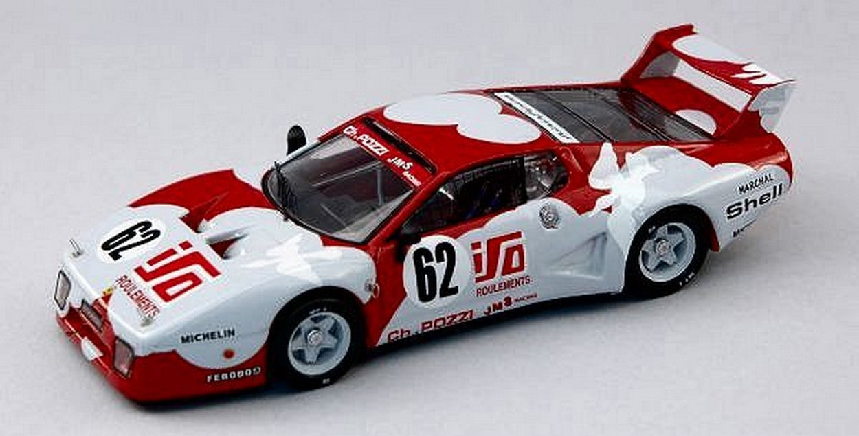 SCALE MODEL COMPATIBLE WITH FERRARI 512 BB N.62 26th LM 1979 ANDRUET-DINI 1:43 BEST MODEL BT9306