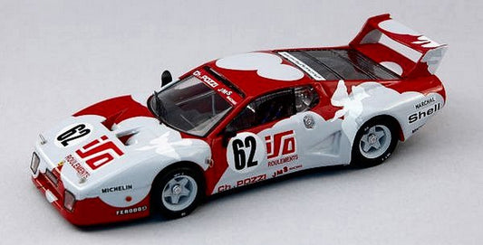 SCALE MODEL COMPATIBLE WITH FERRARI 512 BB N.62 26th LM 1979 ANDRUET-DINI 1:43 BEST MODEL BT9306
