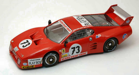 SCALE MODEL COMPATIBLE WITH FERRARI 512 BB N.73 49th LM 1982 HENN-LANIER-MORIN 1:43 BEST MODEL BT9323