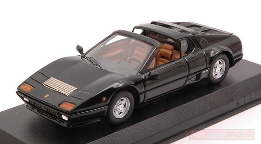 SCALE MODEL COMPATIBLE WITH FERRARI 512 BB TARGA 1981 CONVERTED BY AUTOKRAFT BLACK 1:43 BEST MODEL BT9779