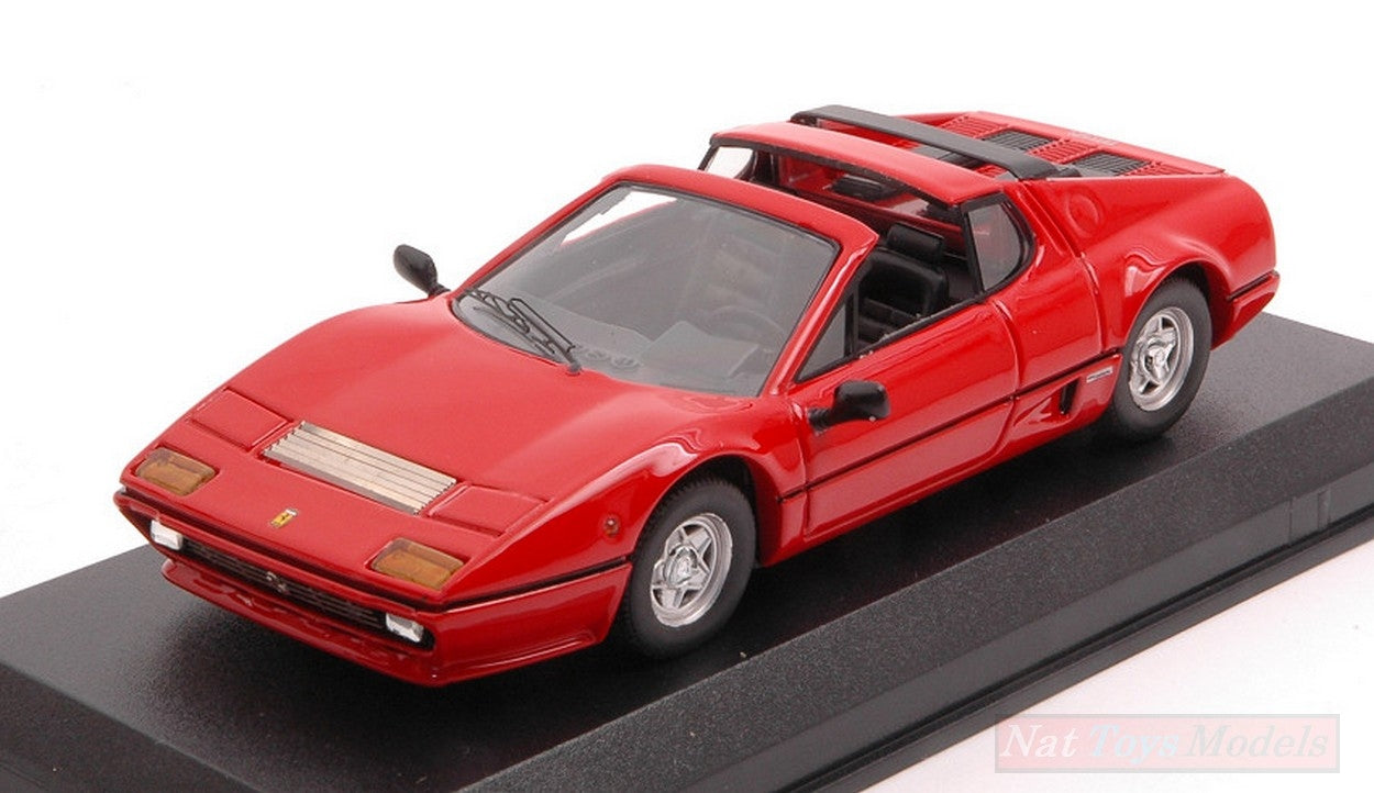 SCALE MODEL COMPATIBLE WITH FERRARI 512 BB TARGA 1981 CONVERTED BY AUTOKRAFT RED 1:43 BEST MODEL BT9782