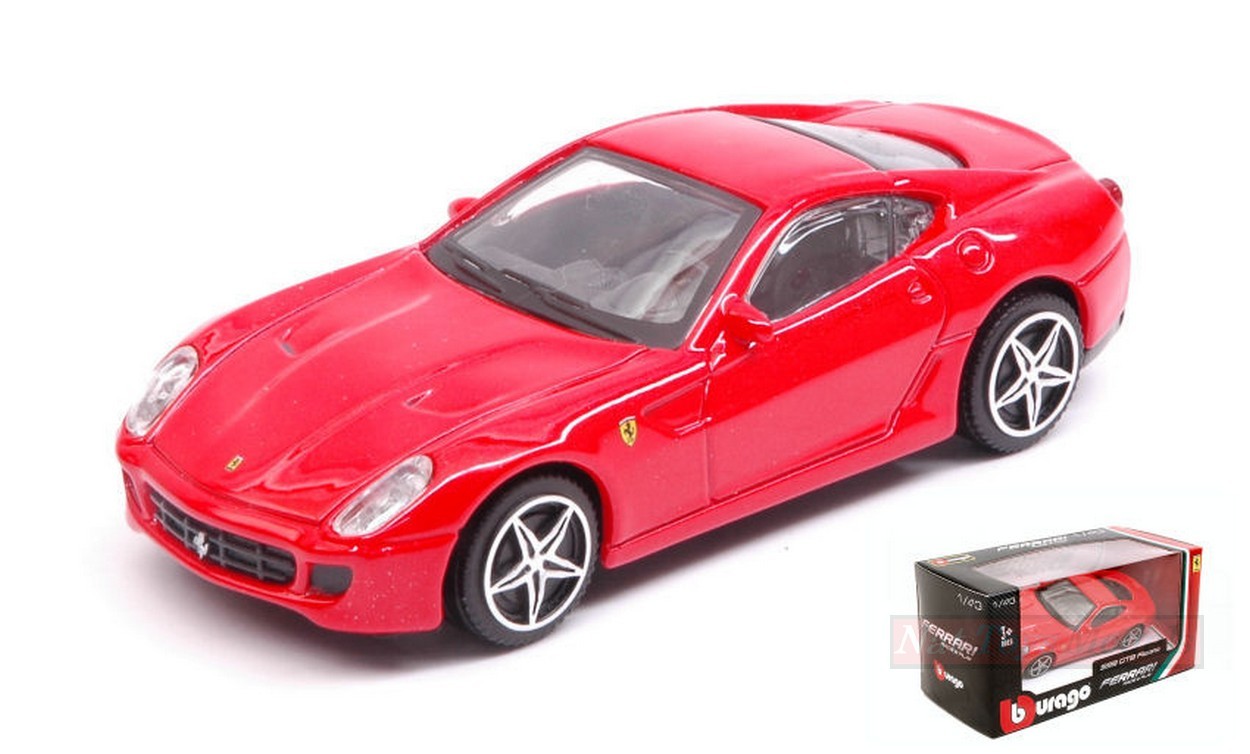 SCALE MODEL COMPATIBLE WITH FERRARI 599 GTB FIORANO RED 1:43 BURAGO BU31104R