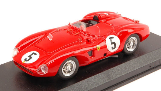SCALE MODEL COMPATIBLE WITH FERRARI 625 LM N.5 13th 500 MILES ROAD AMERICA 1962 GERBER-BRIDGE 1:43 ART MODEL AM0313