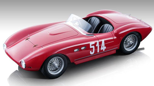 SCALE MODEL COMPATIBLE WITH FERRARI 735S N.514 166MM SPYDER MILLE MIGLIA 1954 CACCIARI/MASON 1:18 TECNOMODEL TMD18246D