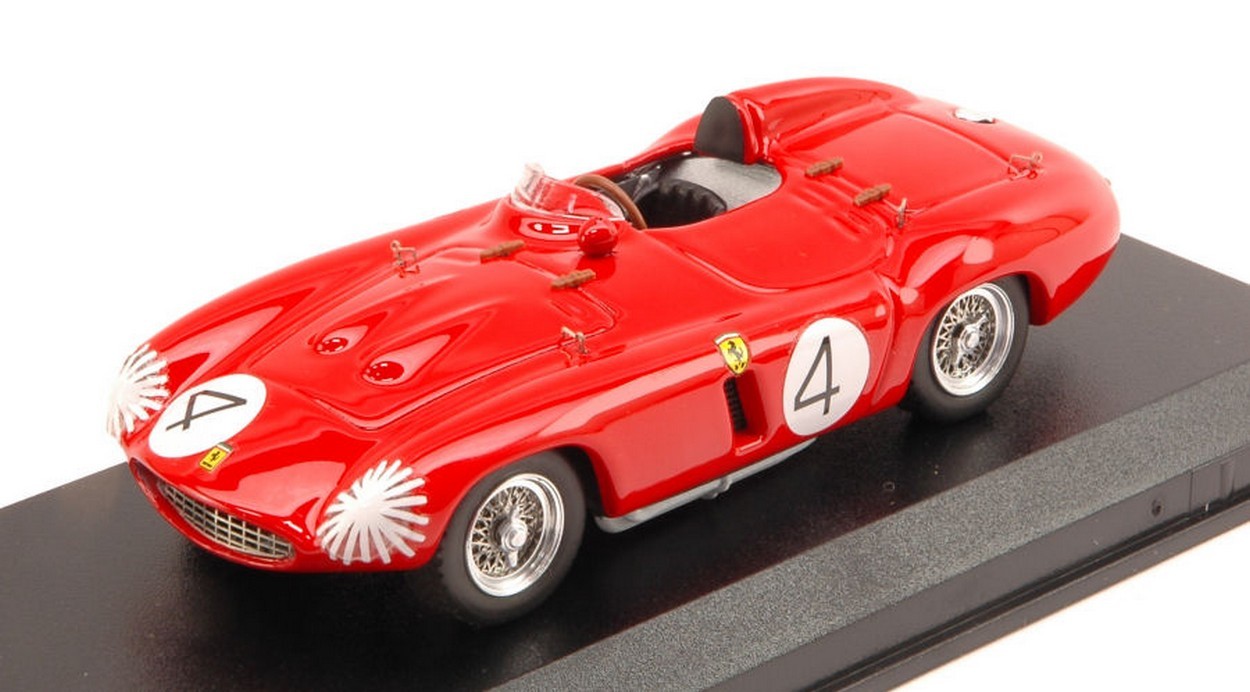 SCALE MODEL COMPATIBLE WITH FERRARI 750 MONZA N.4 6th TOURIST TROPHY 1955 CASTELLOTTI-TARUFFI 1:43 ART MODEL AM0316