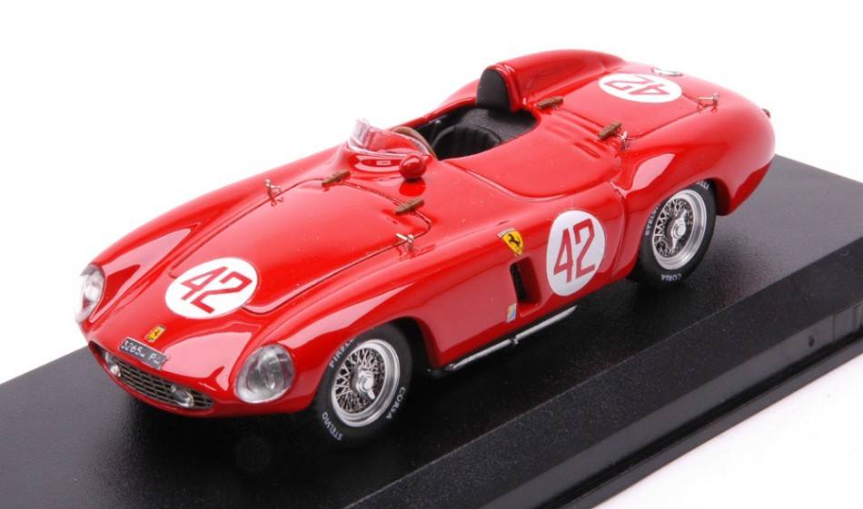 SCALE MODEL COMPATIBLE WITH FERRARI 750 MONZA N.42 GPTUNISI BELVEDERE 1955 LUIGI BORDONARO 1:43 ART MODEL AM0448