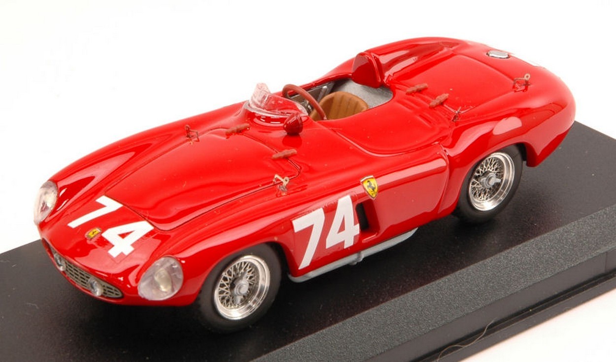 SCALE MODEL COMPATIBLE WITH FERRARI 750 MONZA N.74 ACCIDENT TARGA FLORIO 1955 A.PUCCI-F.CORTESE 1:43 ART MODEL AM0205
