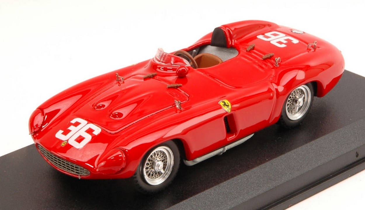 SCALE MODEL COMPATIBLE WITH FERRARI 857 S N.36 WINNER BUENOS AIRES 1956 HILL-GENDEBIEN 1:43 ART MODEL AM0281