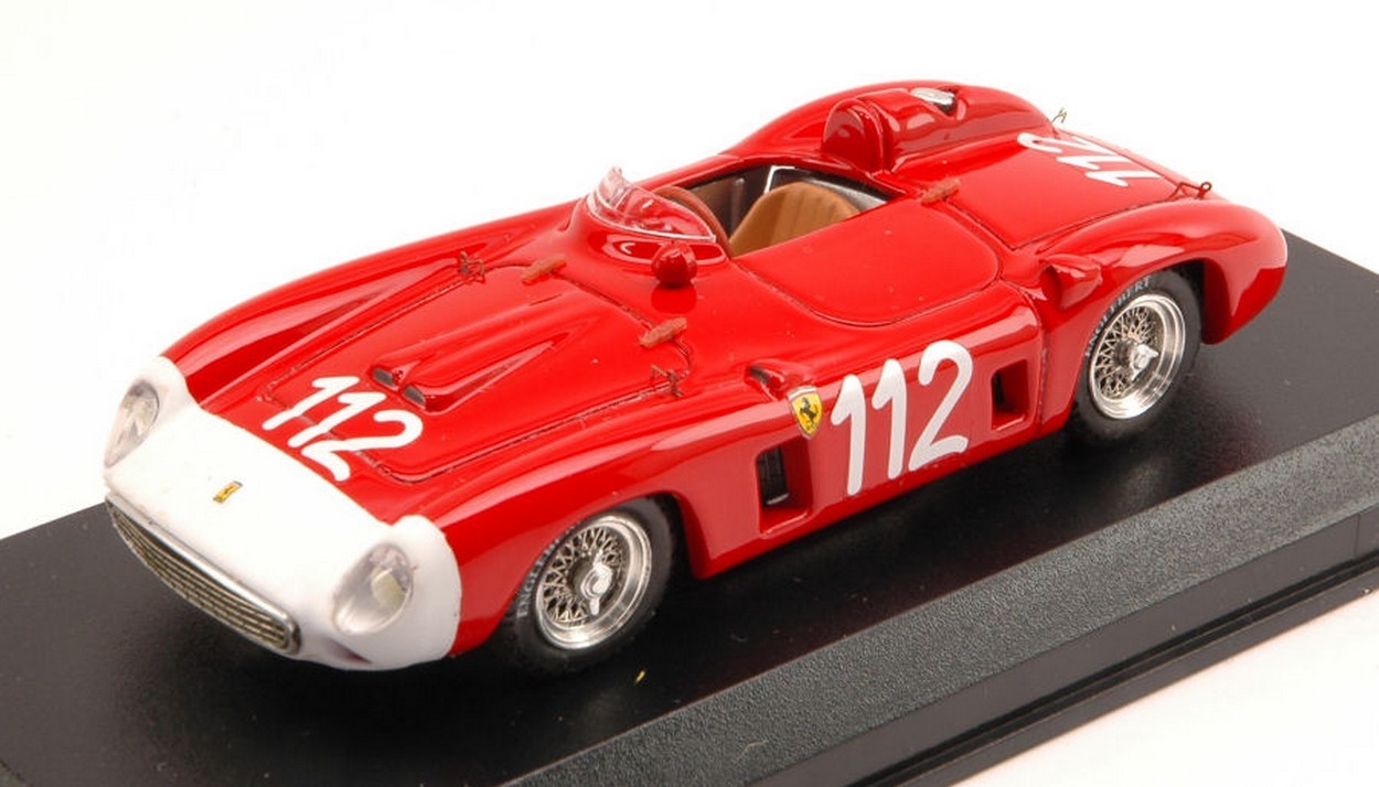 SCALE MODEL COMPATIBLE WITH FERRARI 860 MONZA N.112 RETIRED T.FLORIO 1956 E.CASTELLOTTI 1:43 ART MODEL AM0197