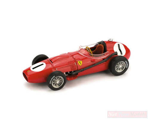 SCALE MODEL COMPATIBLE WITH FERRARI D 246 P.COLLINS 1958 N.1 WINNER GR.BRITAIN GP 1:43 BRUMM BM0069