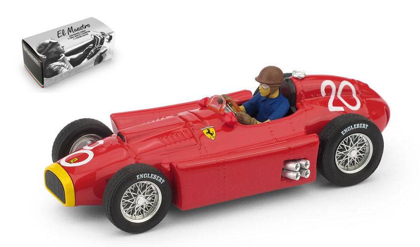 SCALE MODEL COMPATIBLE WITH FERRARI D 50 JMFANGIO 1956 N.20 4rt MONACO GP W/PILOTE 1:43 BRUMM BM0127CH