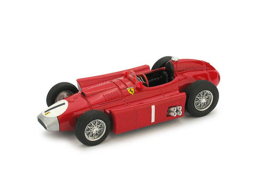 SCALE MODEL COMPATIBLE WITH FERRARI D 50 M.FANGIO 1956 N.1 WINNER ENGLAND GP WORLD CHAMPION 1:43 BRUMM BM0076