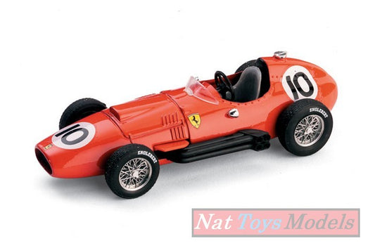 SCALE MODEL COMPATIBLE WITH FERRARI D 801 M.HAWTHORN 1957 N.10 3rd G.BRITAIN GP 1:43 BRUMM BM0122