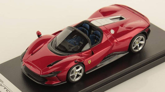 SCALE MODEL COMPATIBLE WITH FERRARI DAYTONA SP3 OPEN ROOF MAGMA RED 1:43 LOOKSMART LS535SPA