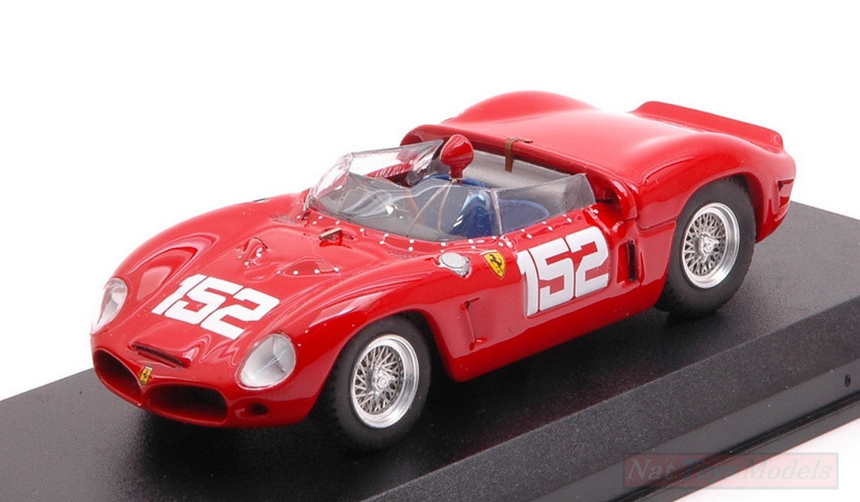 SCALE MODEL COMPATIBLE WITH FERRARI DINO 246 SP N.152 WINNER T.FLORIO 1962 MAIRESSE-RODR.-GEND.1:43 ART MODEL AM0021-2